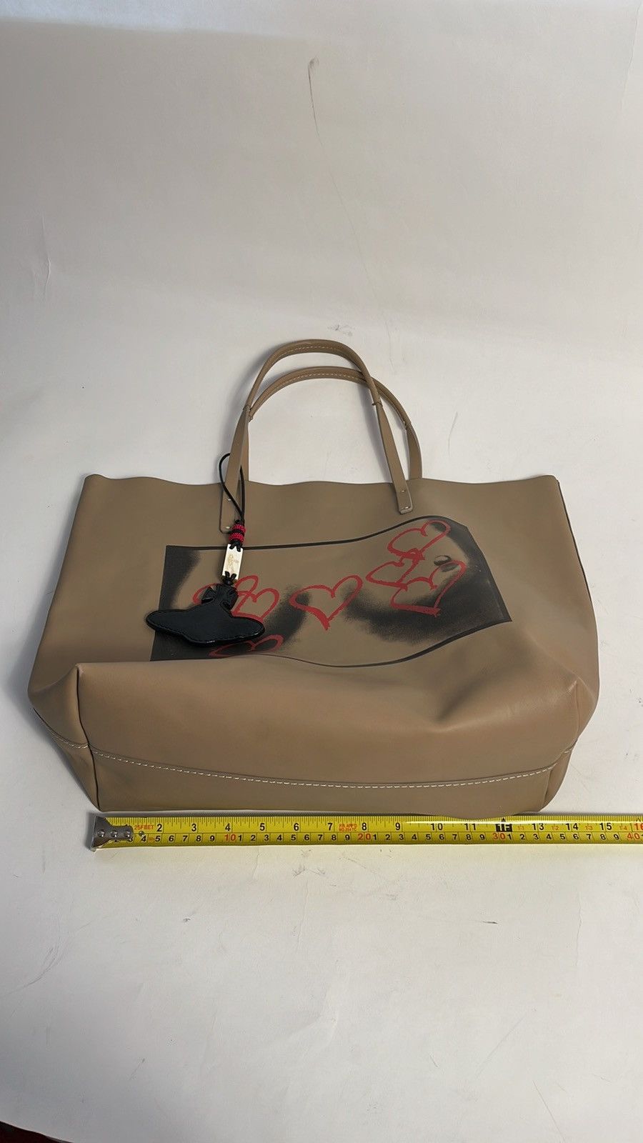Vivienne Westwood Vivienne Westwood TITS ARTWORK NATURAL LEATHER TOTE NWT Size ONE SIZE - 8 Thumbnail