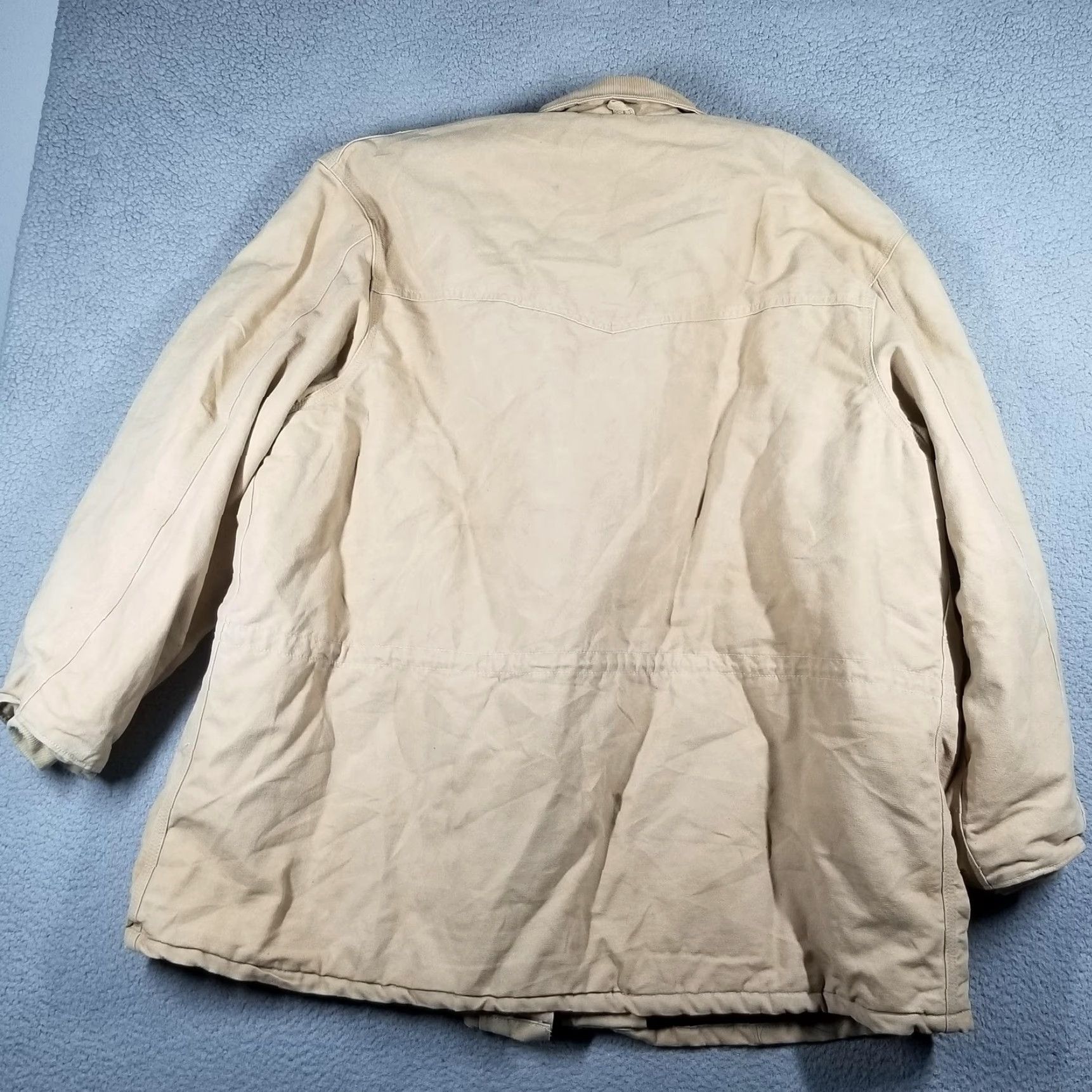 Carhartt Vintage Carhartt Duck Canvas Chore Work Jacket Coat 3XL C08WET Union Made Beiges Size US XXL / EU 58 / 5 - 3 Thumbnail