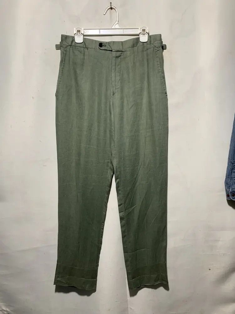 P. Johnson P. Jhonson army green linen Size US 30 / EU 46 - 15 Thumbnail
