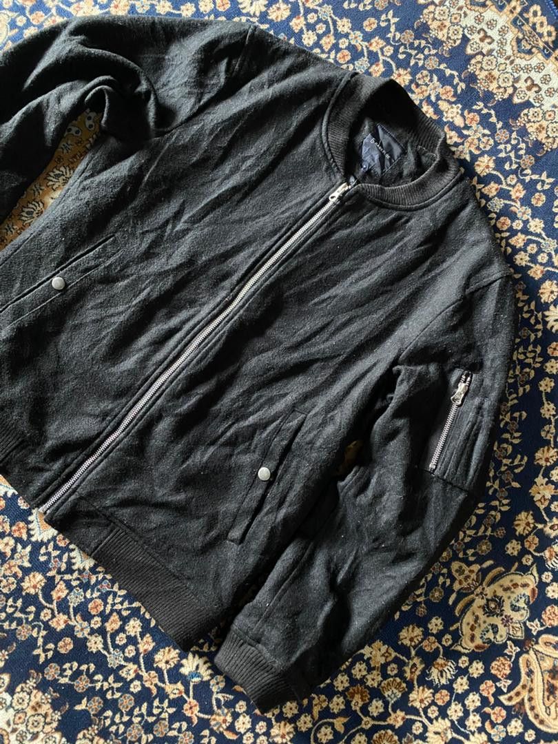 Japanese Brand RAGEBLUE WOOL BOMBERS JACKET Size US M / EU 48-50 / 2 - 2 Thumbnail