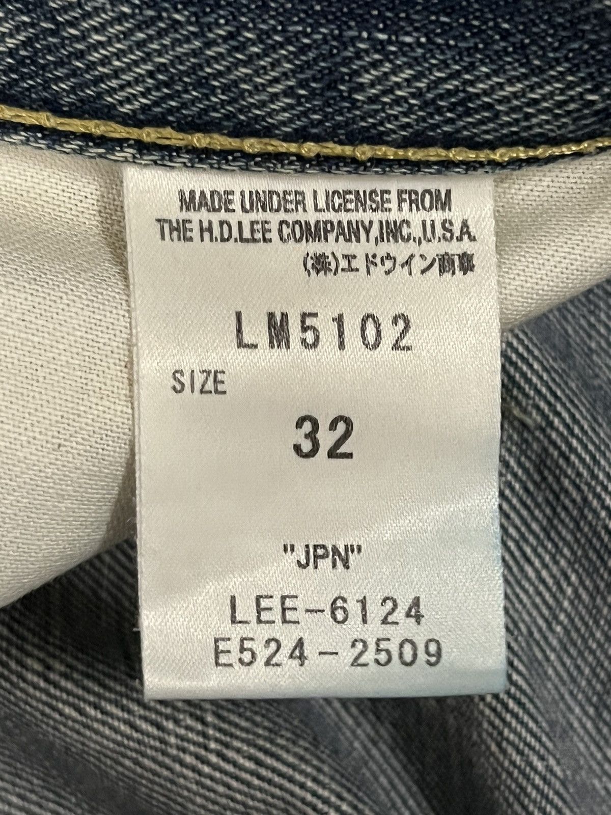 Lee Vintage Lee Denim Yellow Mud Washed Distressed Flare Jeans Size US 34 / EU 50 - 11 Thumbnail
