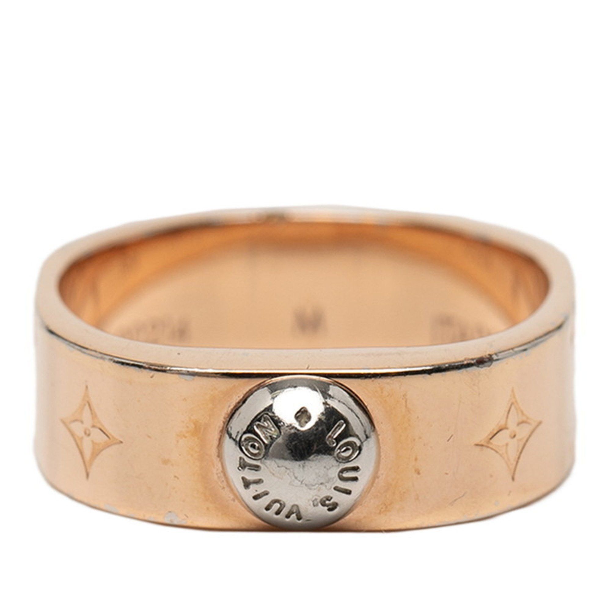 Louis Vuitton Louis Vuitton Berg Nanogram Ring #M MO0214 Pink Gold Plated Women's LOUIS VUITTON Size ONE SIZE - 1 Thumbnail