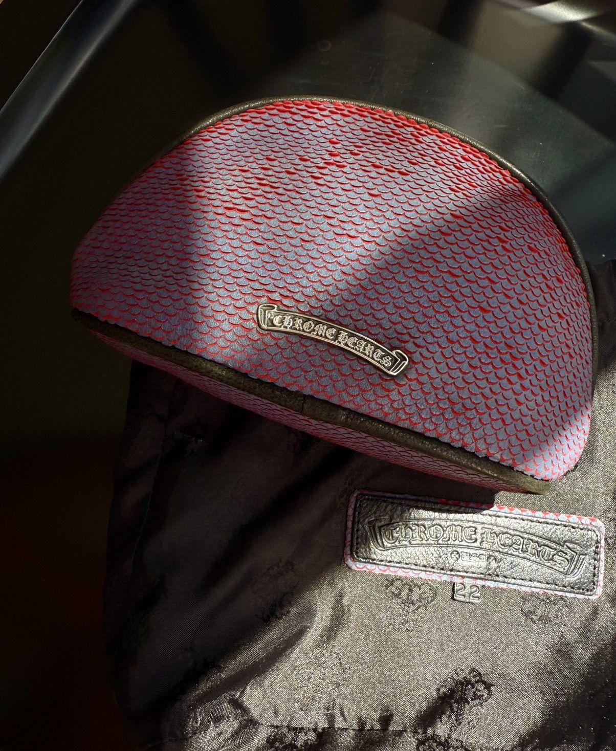 Chrome Hearts CHROME HEARTS LIZARD SKIN TOILETRY POUCH ULTRA RARE Size ONE SIZE - 7 Thumbnail