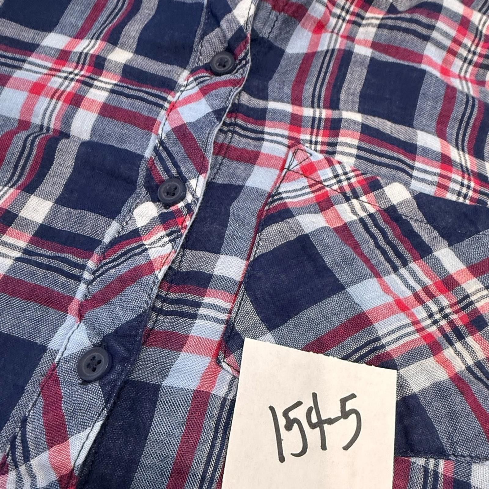 Other Allison Joy double sided plaid button up top SZ XS Size XS / US 0-2 / IT 36-38 - 11 Thumbnail