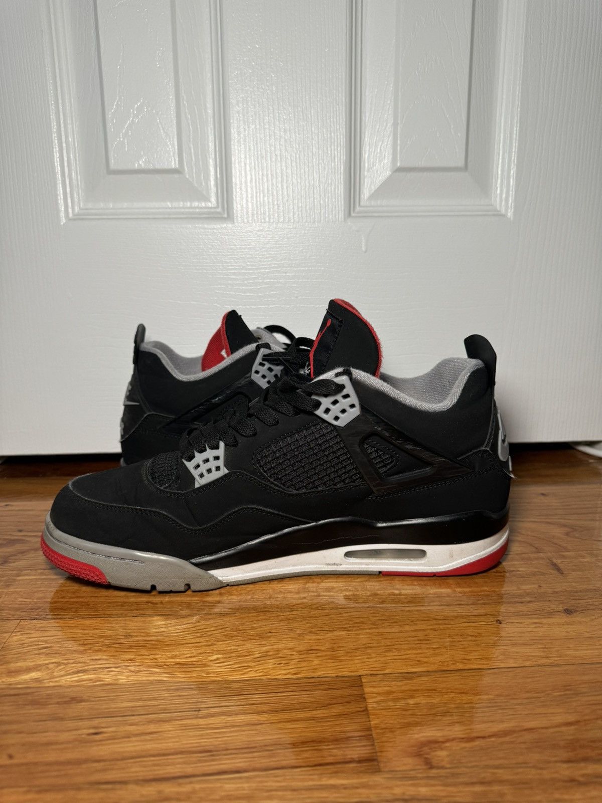 Nike Air Jordan 4 Retro ‘Bred’ 2019 Size US 12 / EU 45 - 7 Thumbnail