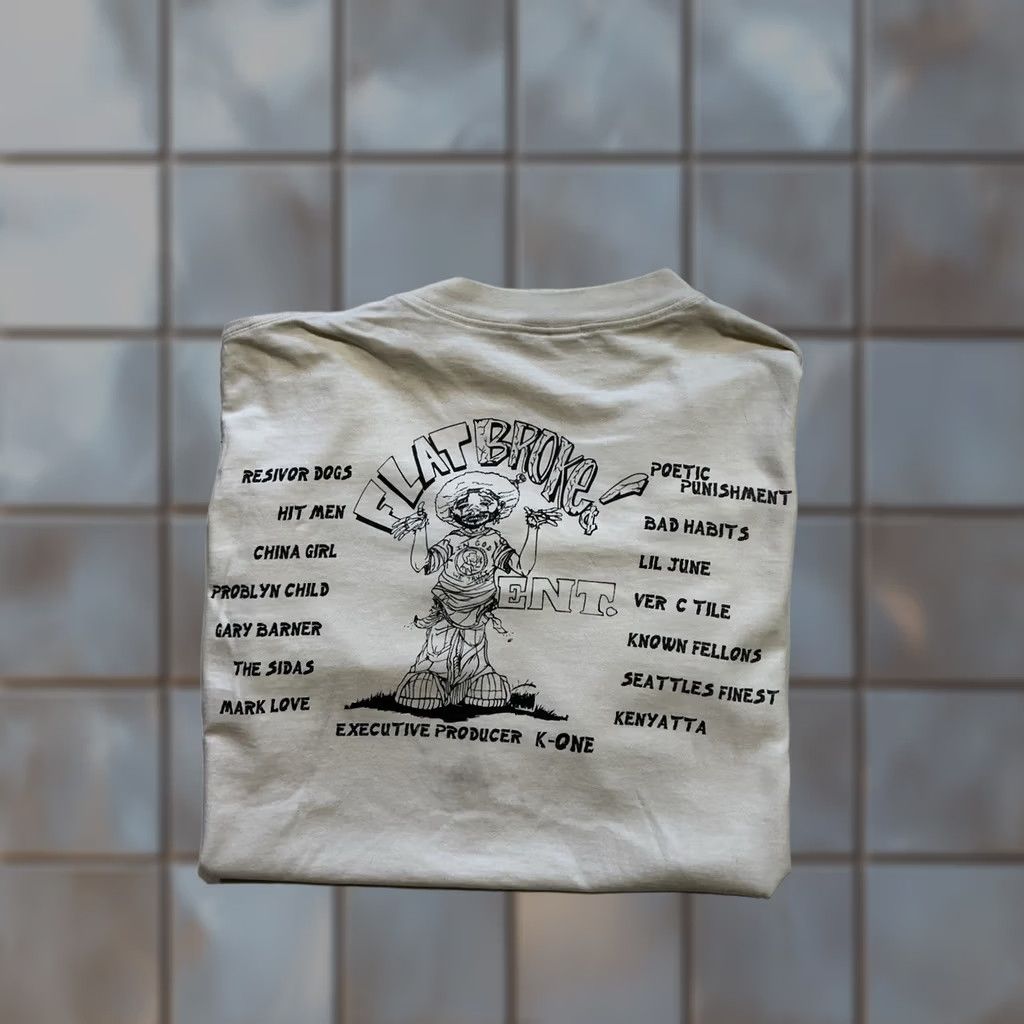 Vintage VINTAGE 1998 O.F.T.B. Flat Broke Entertainment Hip Hop Rap Graphic T-Shirt Sz. L Mens Size US L / EU 52-54 / 3 - 1 Thumbnail