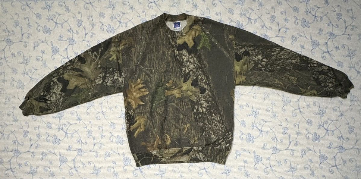 Vintage Vintage Wooded Sweatshirt Size US L / EU 52-54 / 3 - 1 Thumbnail