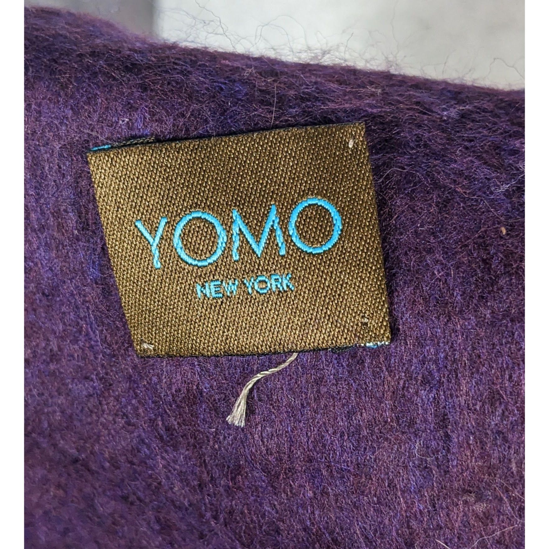 Other Yomo New York Purple Metallic Felted Scarf Size ONE SIZE - 5 Thumbnail
