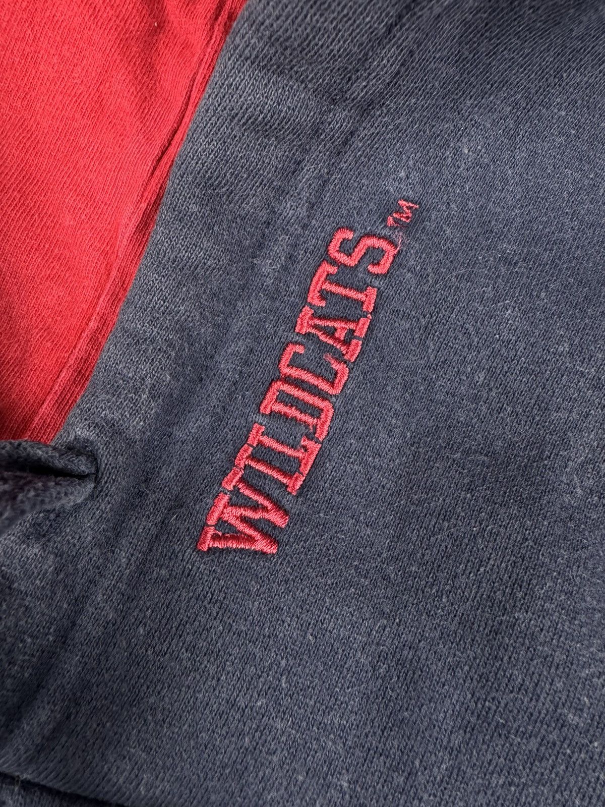 NCAA × Vintage Vintage 90s Arizona Wildcats NCAA spellout boxy baggy hoodie Size US M / EU 48-50 / 2 - 7 Thumbnail