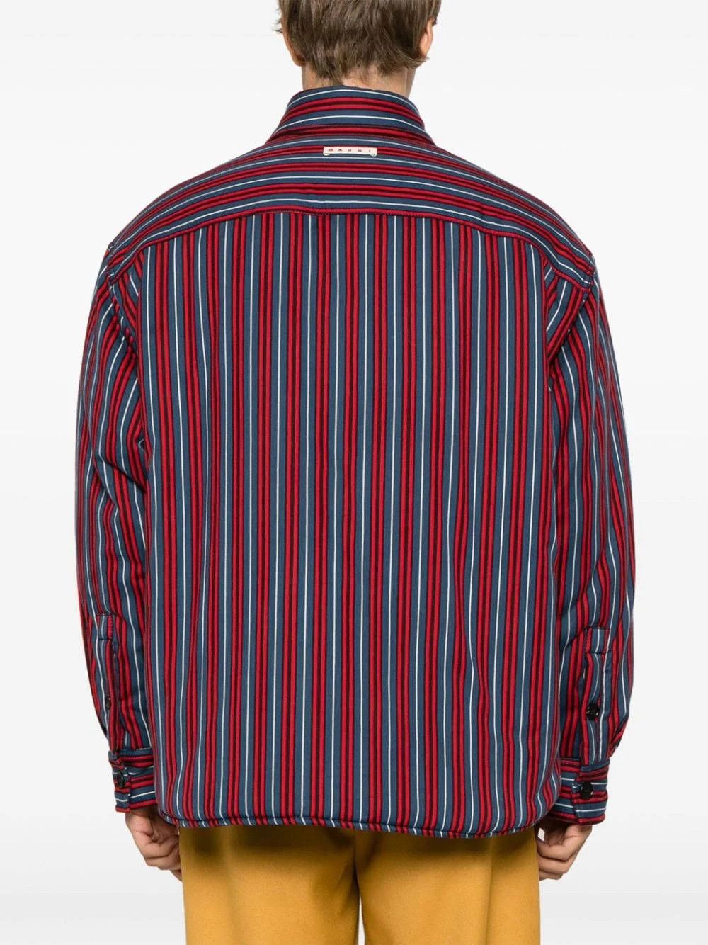 Marni o1w1db10824 Cotton Shirt Jacket in Multicolor Size US L / EU 52-54 / 3 - 4 Thumbnail