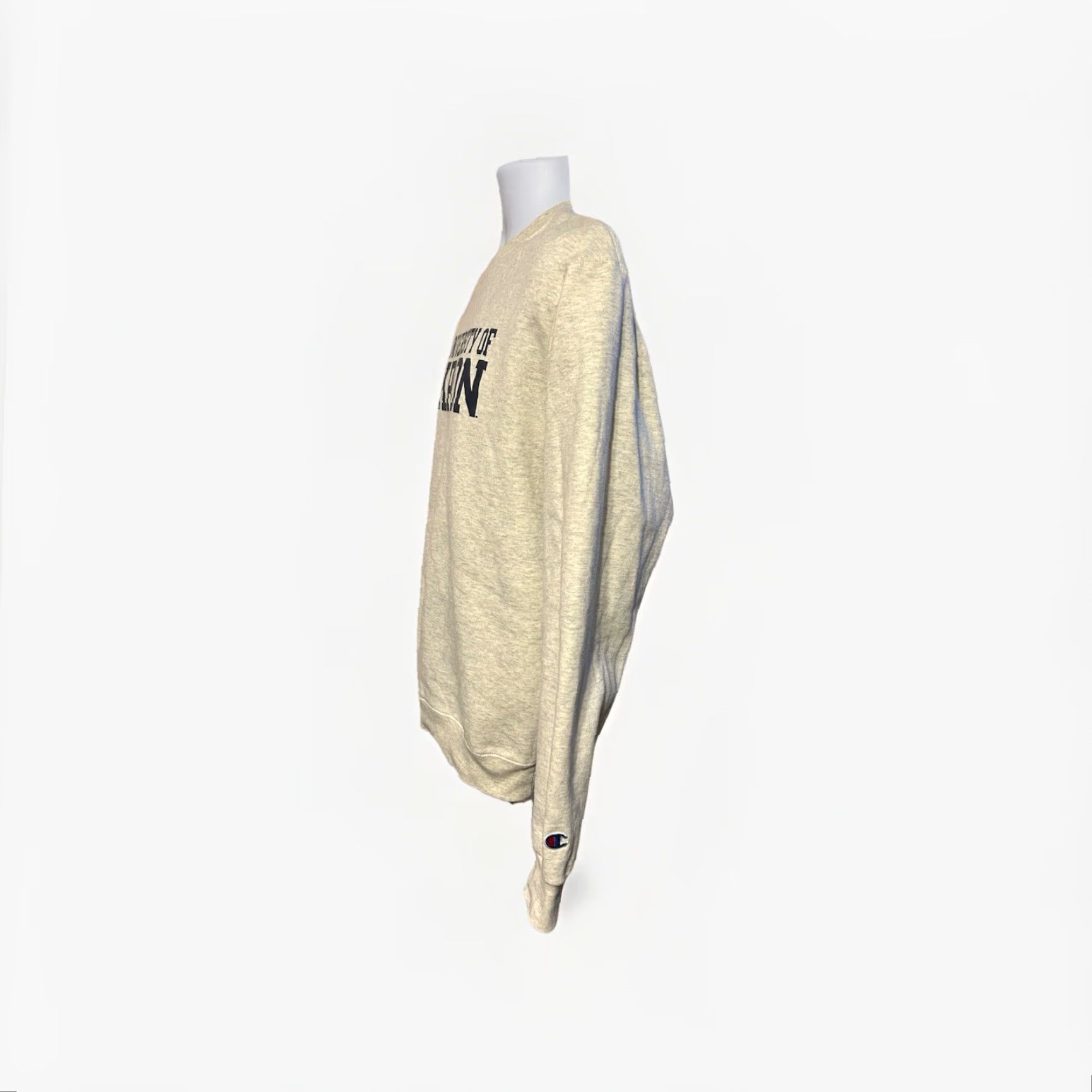Champion VINTAGE Champion Sweatshirt University Of Akron Pullover Heather Creme Creme Crew Neck Unisex Adults Medium Size US M / EU 48-50 / 2 - 3 Thumbnail