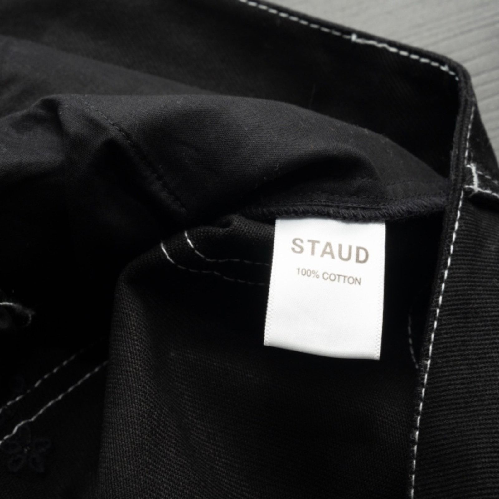 Staud Staud. Noemie Black Eyelet Short. Size 30" / US 8 / IT 44 - 10 Thumbnail