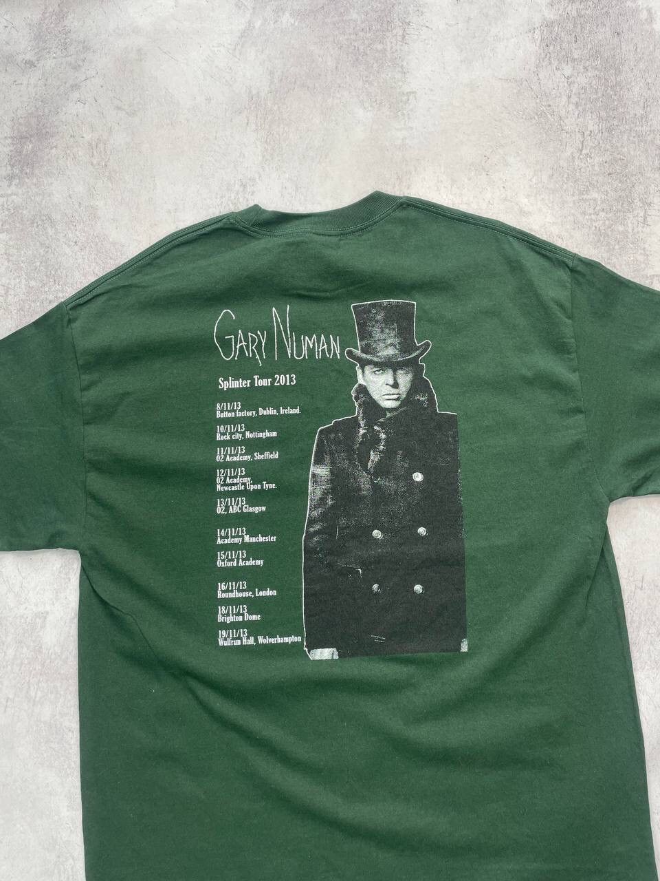 Band Tees × Japanese Brand × Vintage Vintage Gary Numan Splinter Tour 2013 Tee T-Shirt Y2K Size US XL / EU 56 / 4 - 4 Thumbnail
