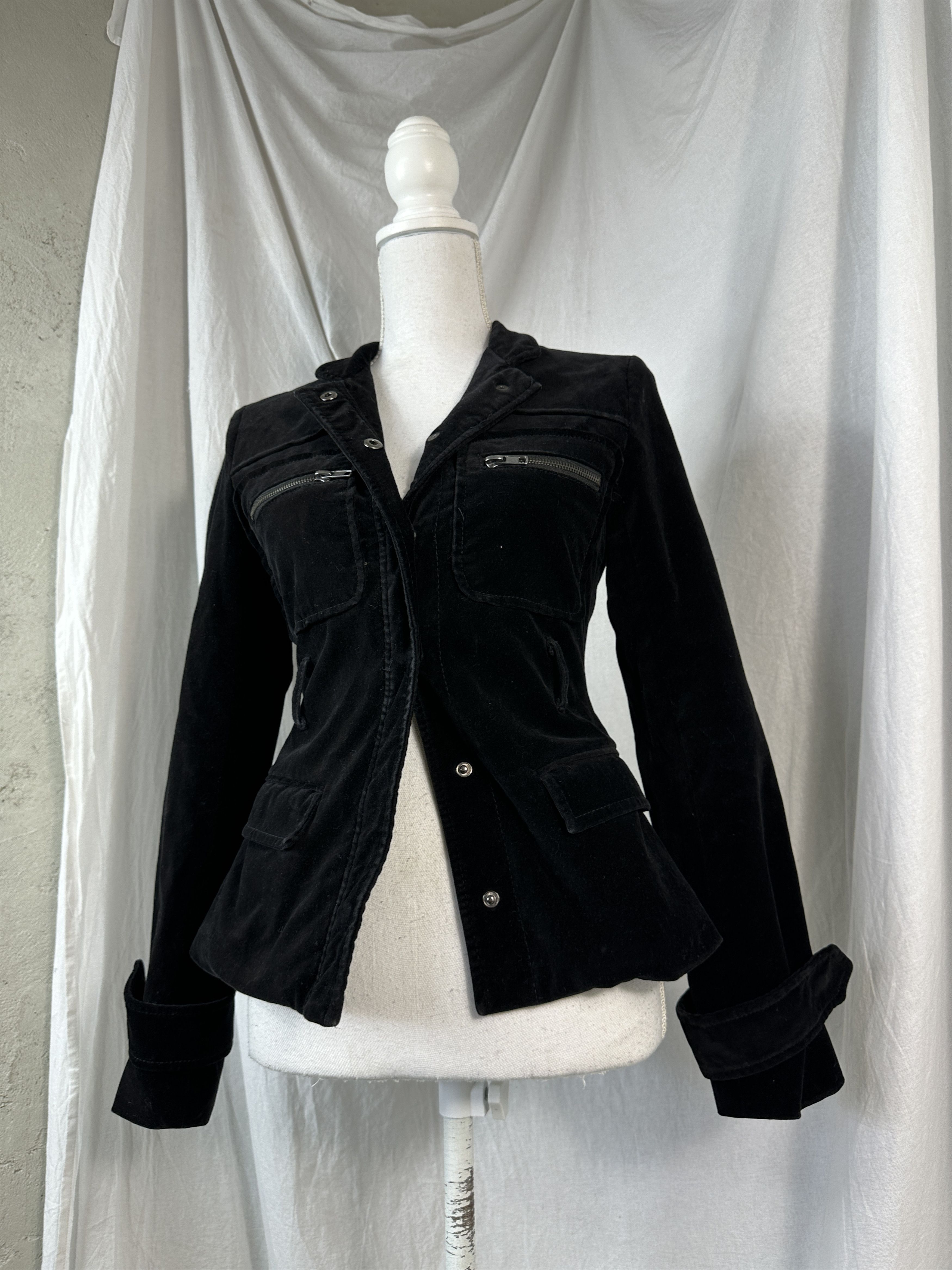 Vintage Vintage Morgan Velvet Avant Garde Jacket Size S / US 4 / IT 40 - 2 Thumbnail