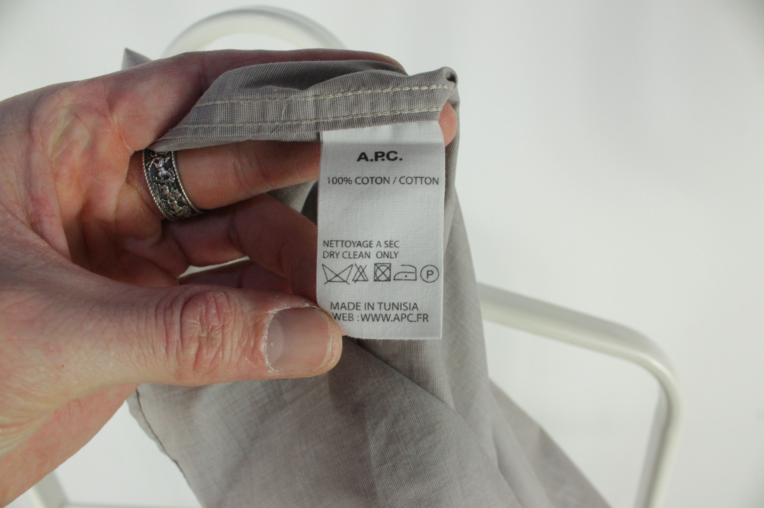 A.P.C. A.P.C. Light Cotton Longsleeve Slim Fit Formal Shirt Men's Size US M / EU 48-50 / 2 - 7 Thumbnail