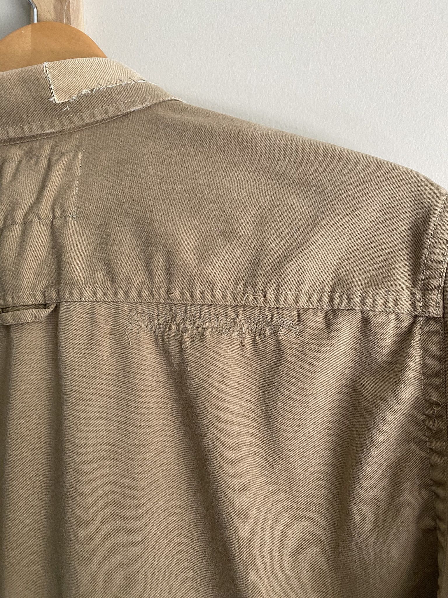 Kapital Repair Work Shirt - Khaki Twill Size US M / EU 48-50 / 2 - 25 Thumbnail