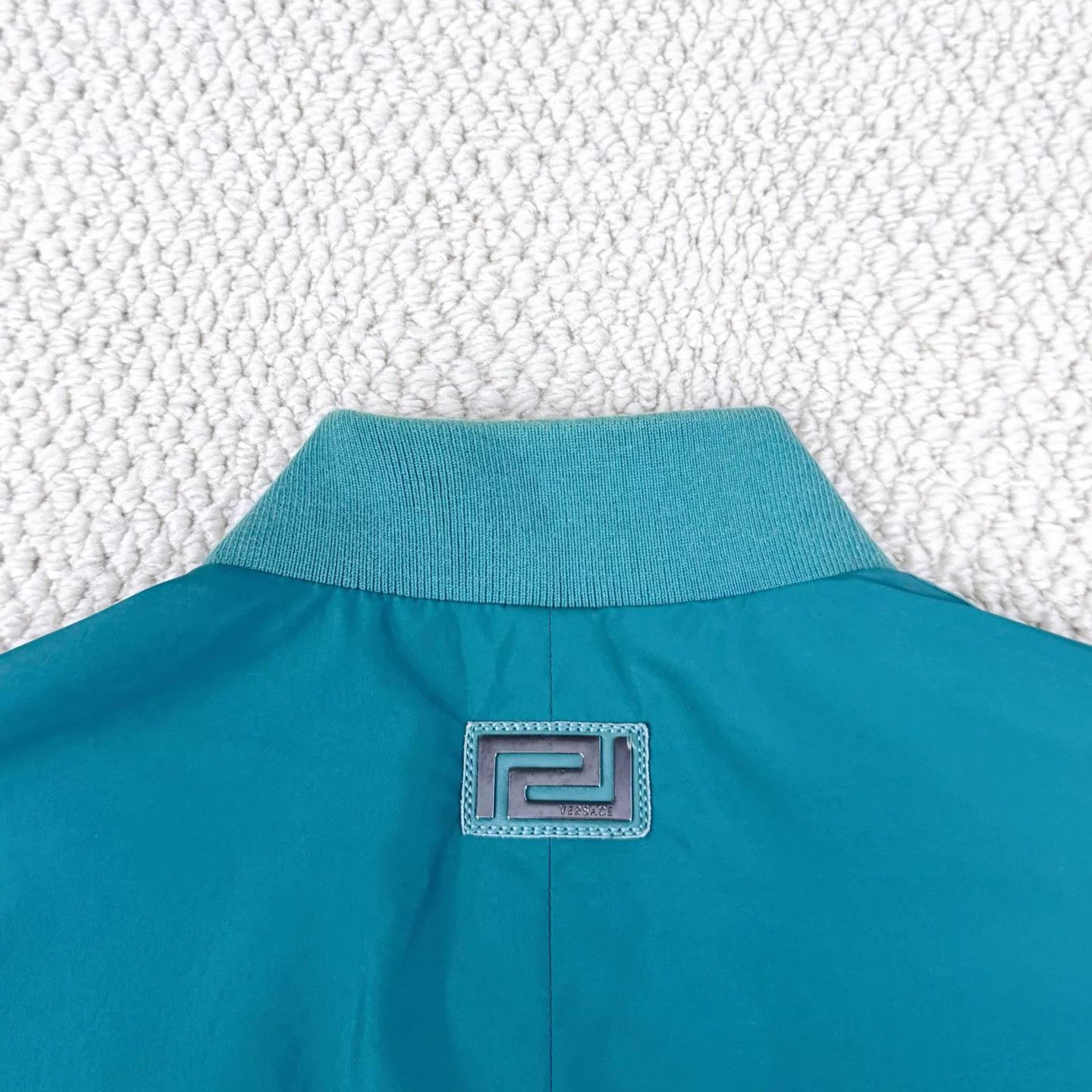 Versace Versace Lake Green Medusa Zip-Up Jacket 48 Size US M / EU 48-50 / 2 - 5 Thumbnail