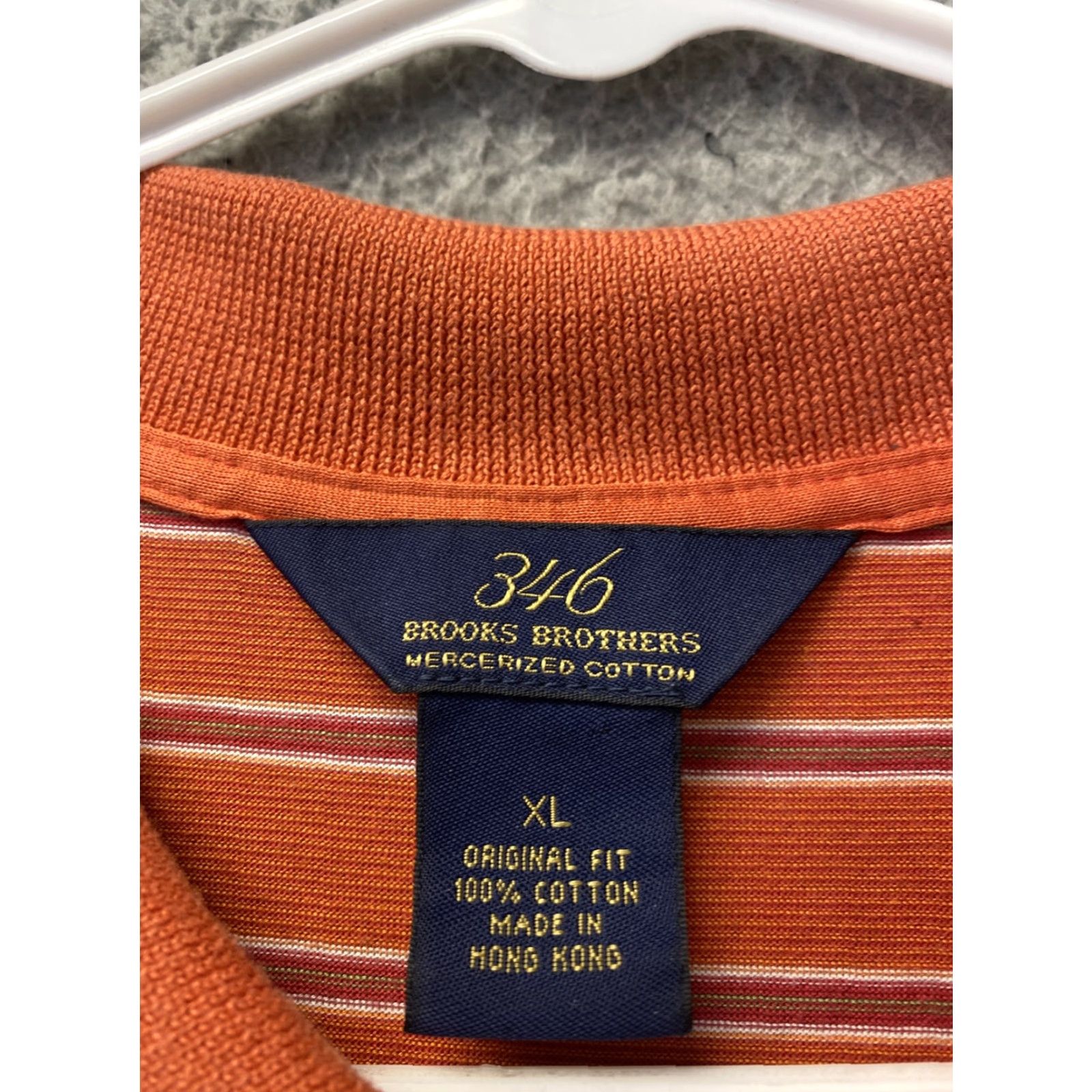 Brooks Brothers Brooks Brothers Golf Polo Shirt Men’s XL Short Sleeve 100% Cotton Brown Casual Summer Active Size US XL / EU 56 / 4 - 3 Thumbnail