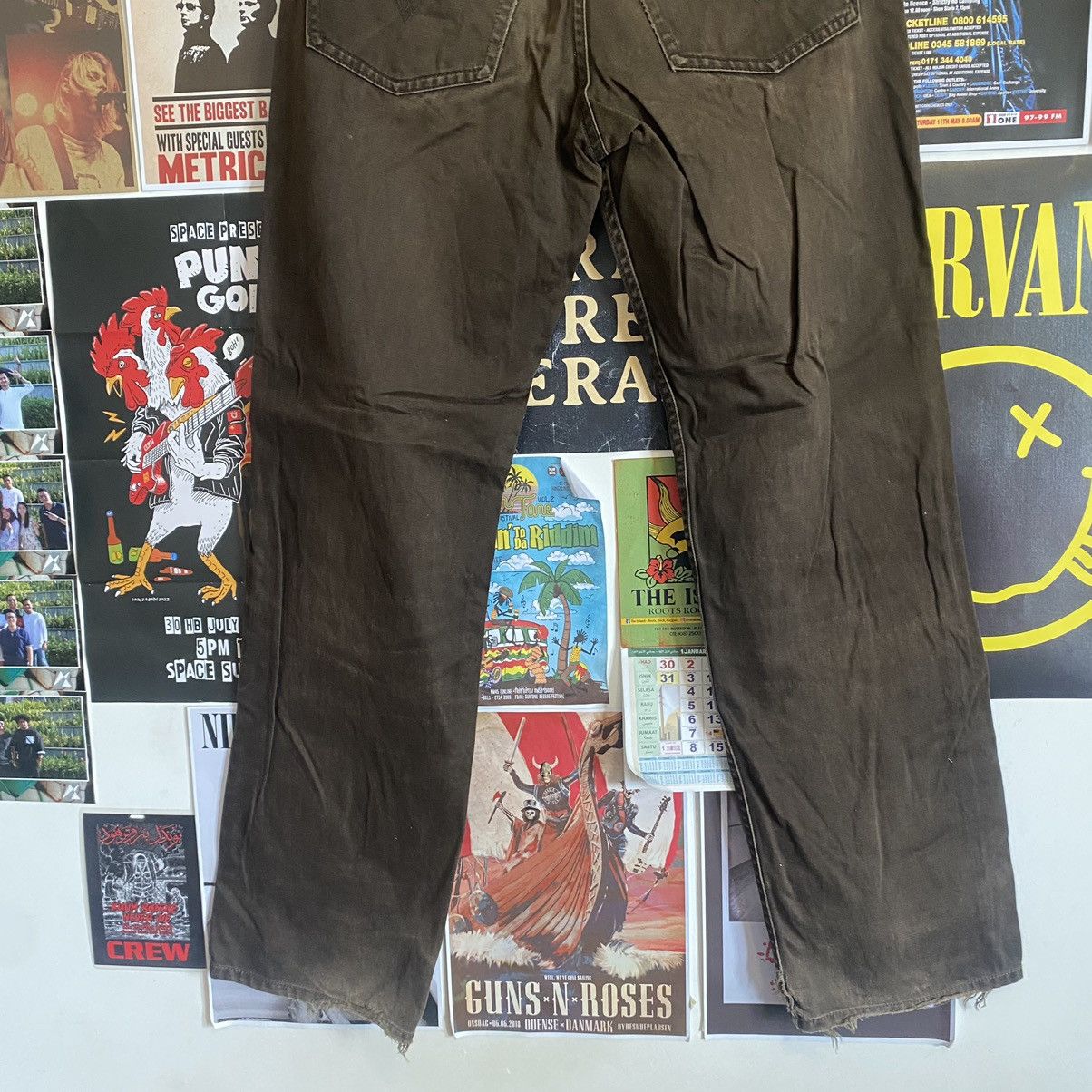 Levi's Vintage Levi’s 502 Japanese Faded Brown Chino Pants Size US 31 - 8 Thumbnail