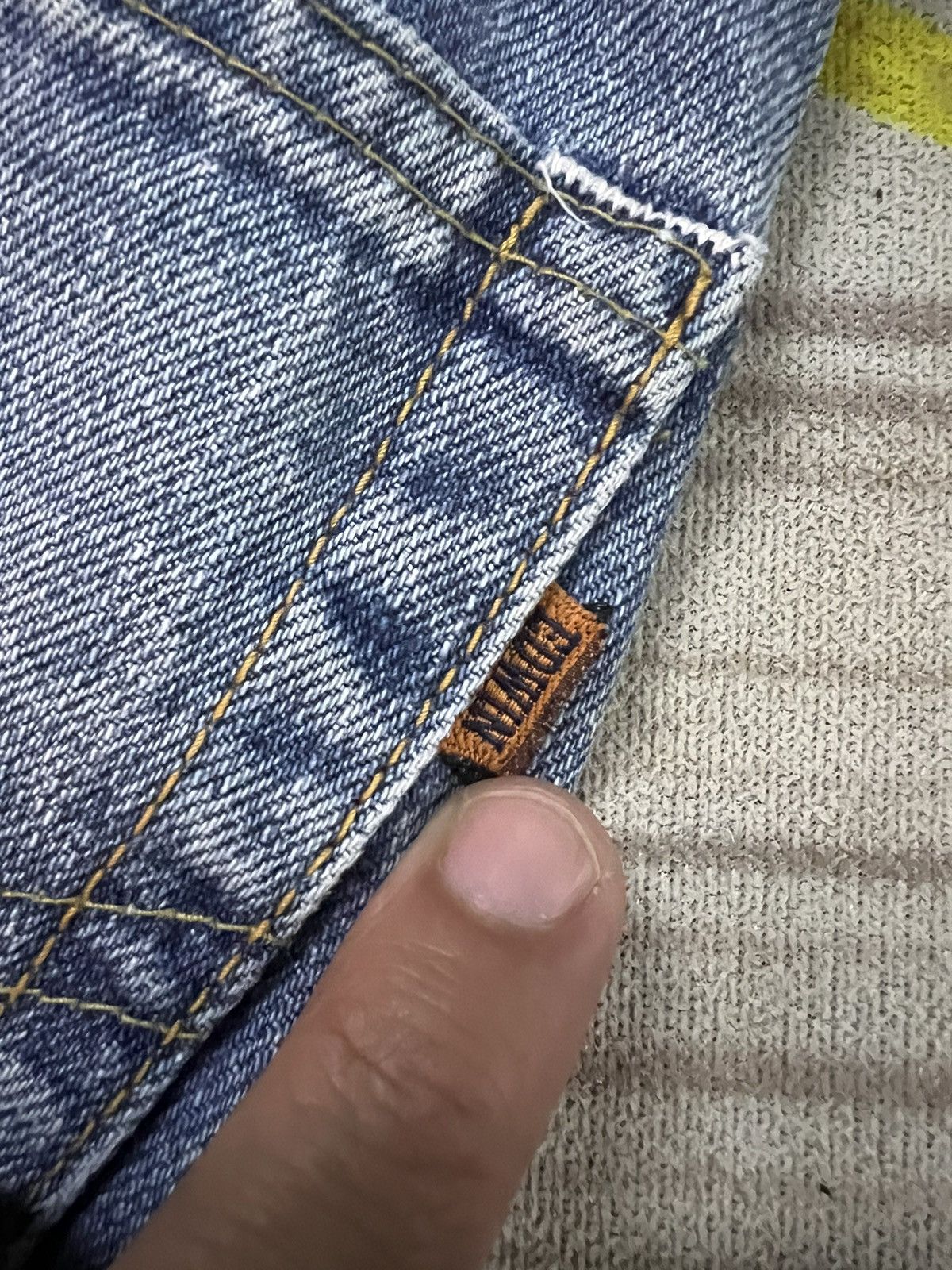 Edwin × If Six Was Nine × Japanese Brand Vintage Edwin 505X Selvedge Baggy Jeans Japan Size US 30 / EU 46 - 10 Thumbnail