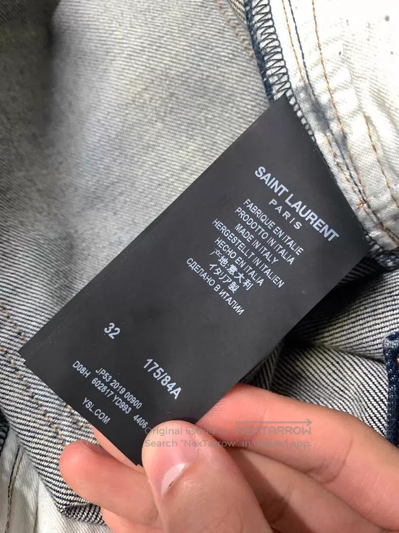 Saint Laurent Paris Saint Laurent Paris jeans i Size US 32 / EU 48 - 4 Thumbnail