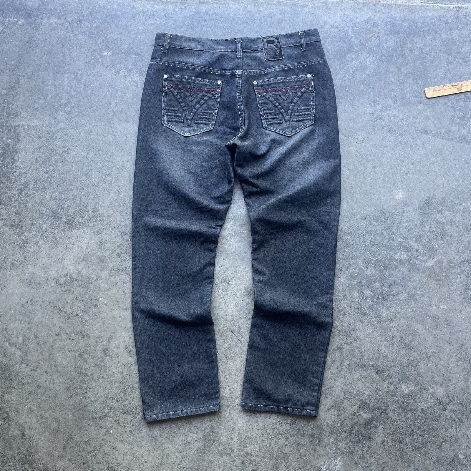 SCOOP 2000’s Scoop New York Black Jeans Mens 34 X 30 Y2K Grunge Hi Size US 34 / EU 50 - 2 Thumbnail
