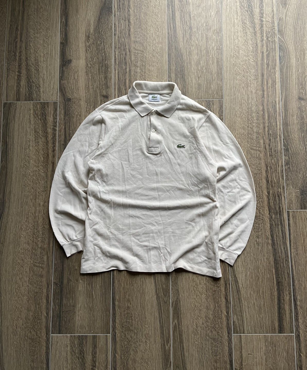 Lacoste × Vintage Vintage Lacoste long - sleeve polo shirt old money style Size US S / EU 44-46 / 1 - 1 Thumbnail