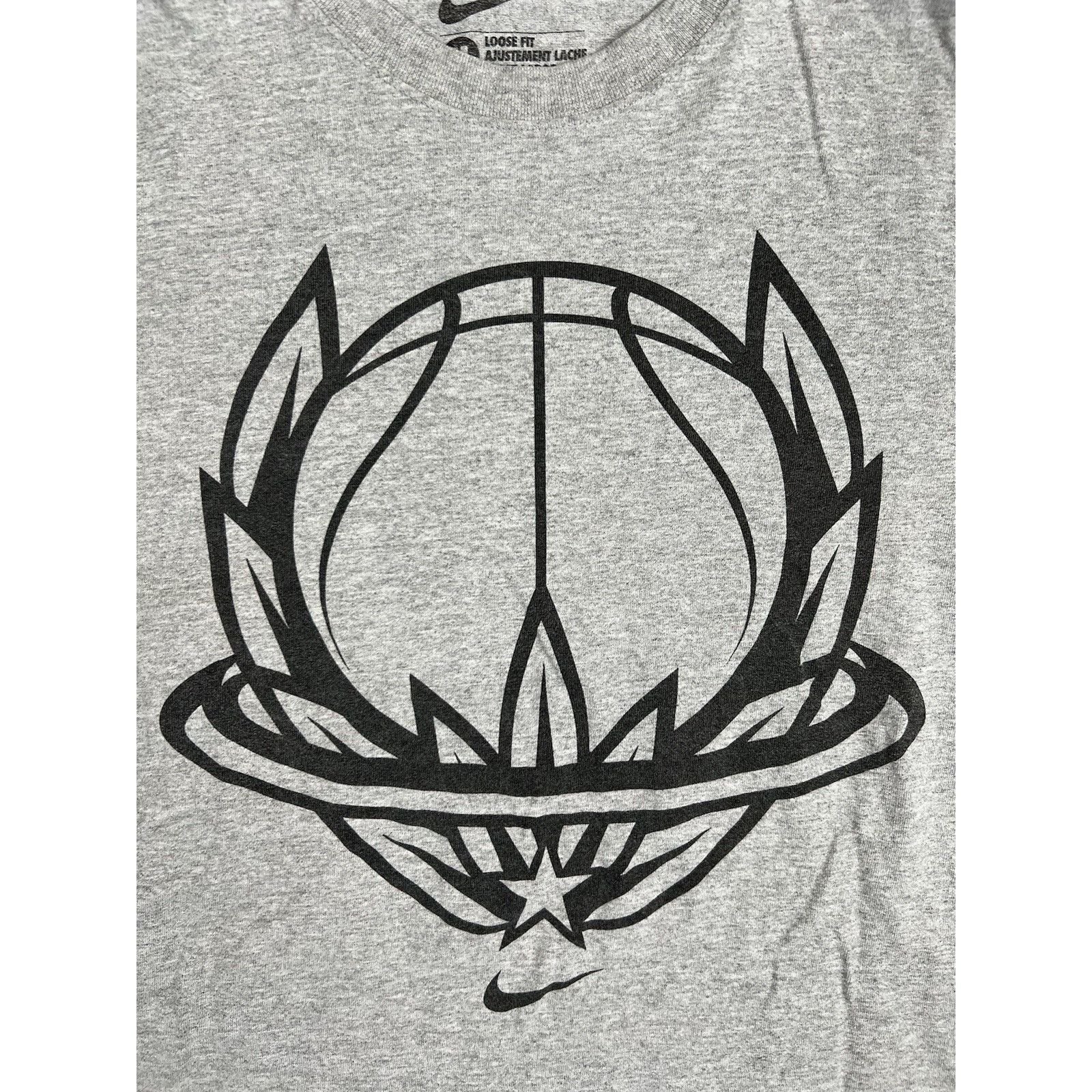 Nike Nike Basketball Olympic T-Shirt Size Medium Gray Size US M / EU 48-50 / 2 - 2 Thumbnail