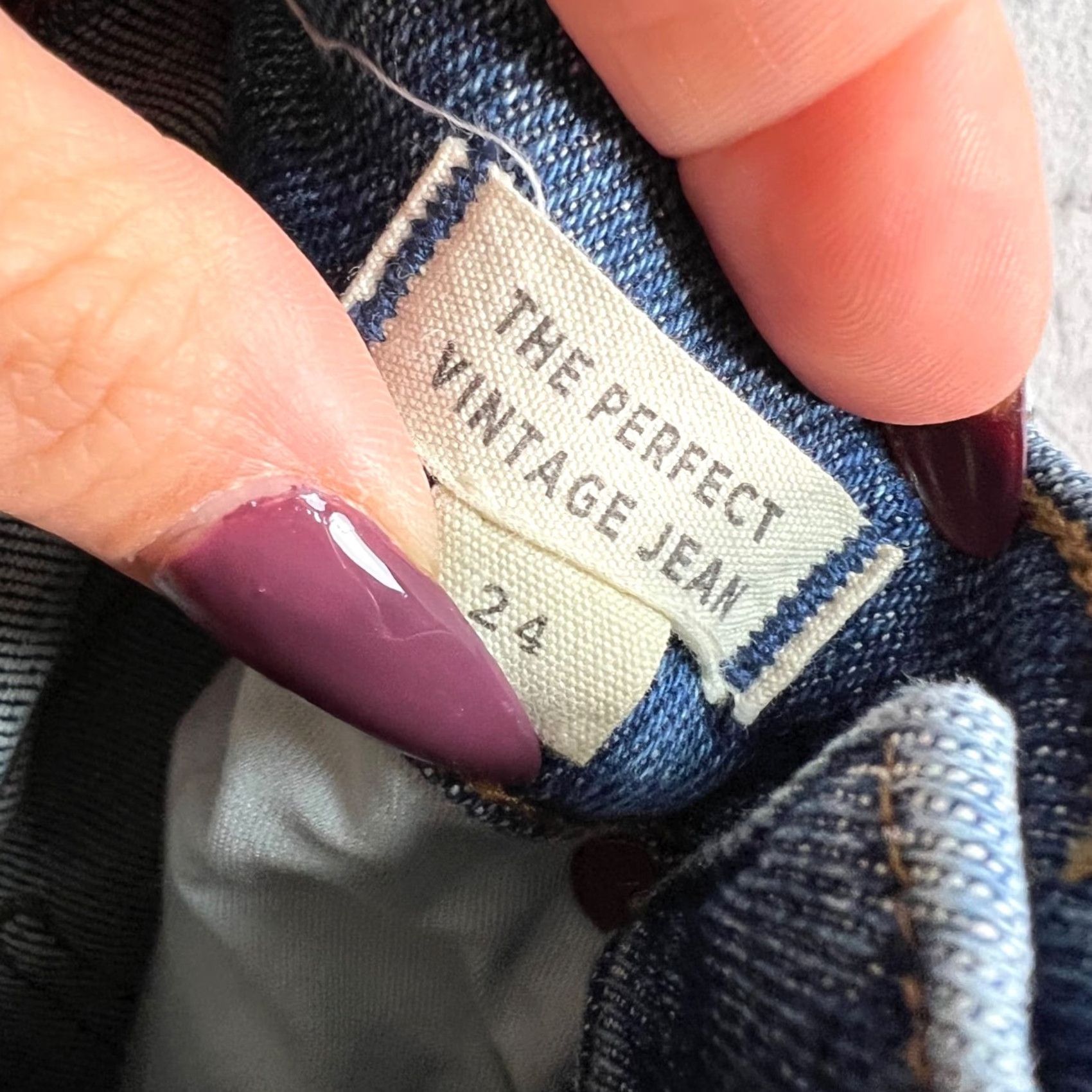 Madewell Madewell Womens Jeans Size 24 High-Rise Perfect Vintage Light Wash Denim Straight 5-Pocket Blue Cap Length 28in Womens Size 42" / US 20 - 4 Thumbnail