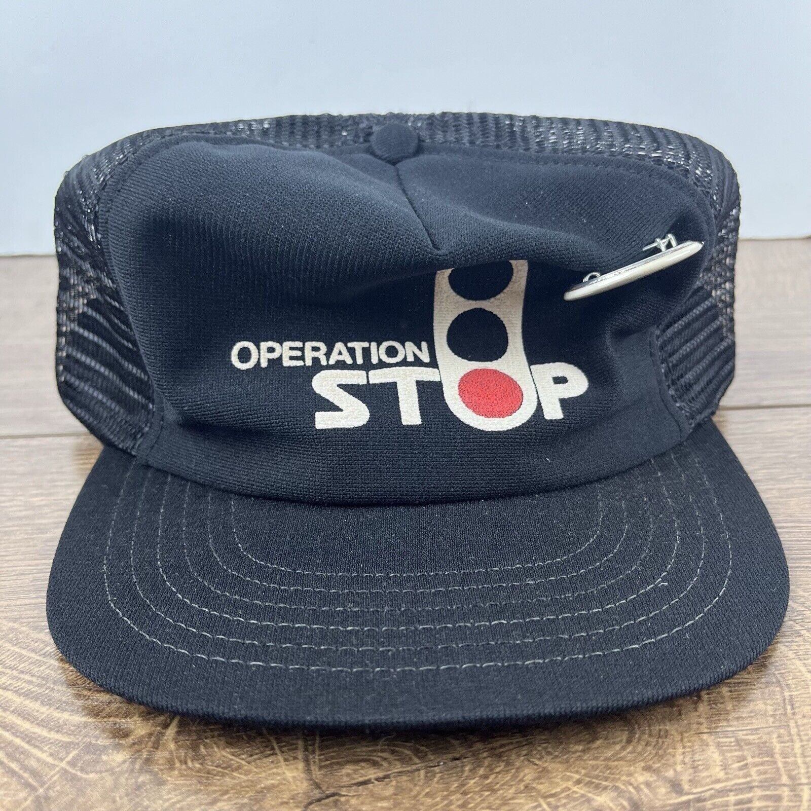 Other Operation Stop Snapback Hat Black Adjustable Hat Black Adult Size ONE SIZE - 4 Thumbnail