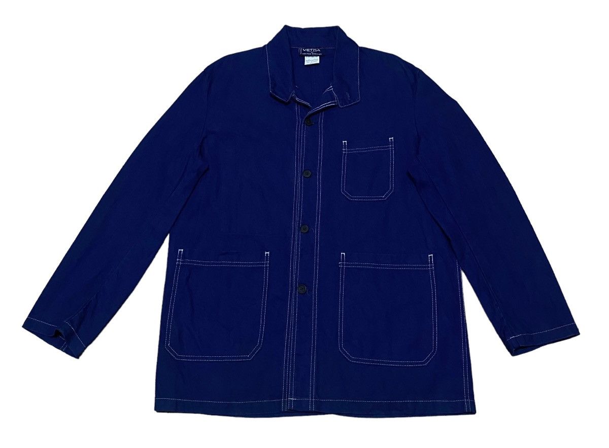 image of Vintage Vetra X United Arrows France Chore Jacket 1980S in Navy, Men's (Size Medium)