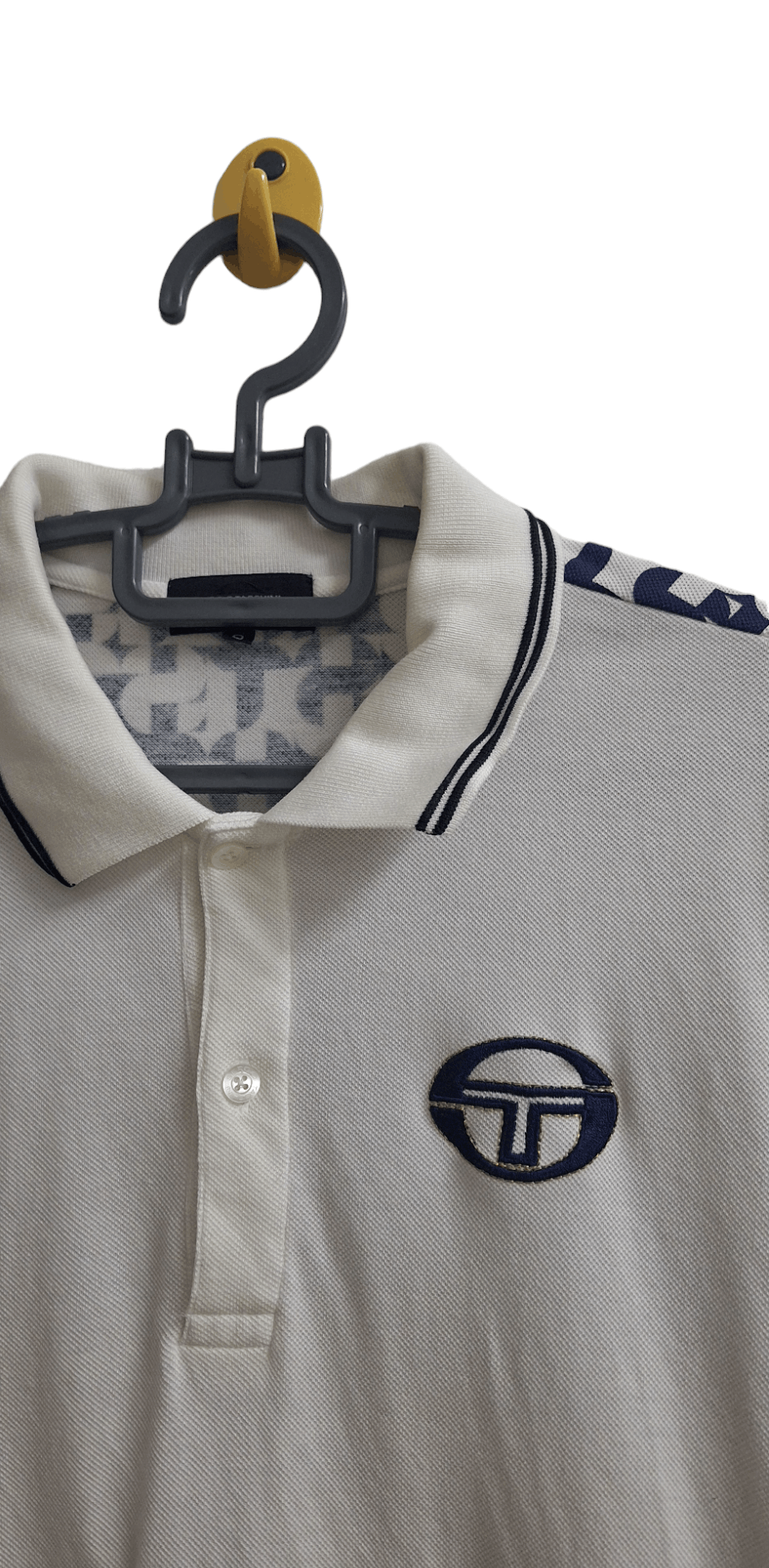 Sergio Tacchini × Vintage Rare Vintage Sergio Tacchini Monogram Shirt Size US M / EU 48-50 / 2 - 2 Thumbnail