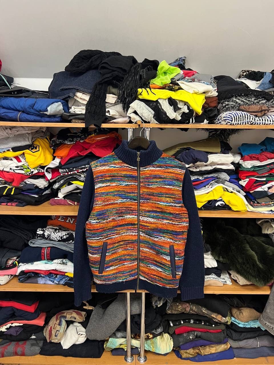 Desigual Desigual Y2K Knit Multicolour Archival Vintage sweater Size US L / EU 52-54 / 3 - 1 Thumbnail