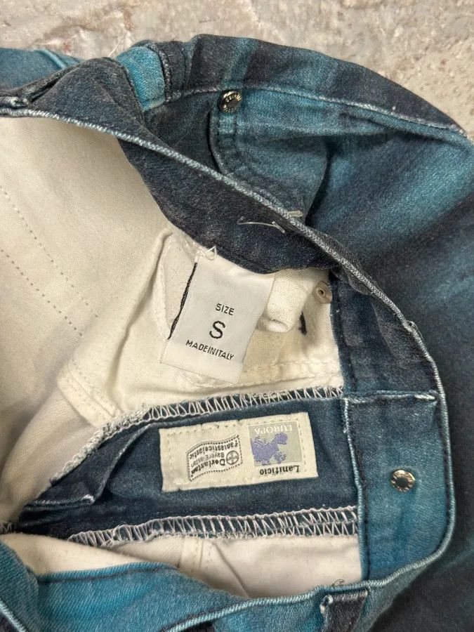 Designer × Roberto Cavalli × Vintage FW2000 Roberto Cavalli Blue Flowers Spectrum Pants Size US 31 - 9 Thumbnail