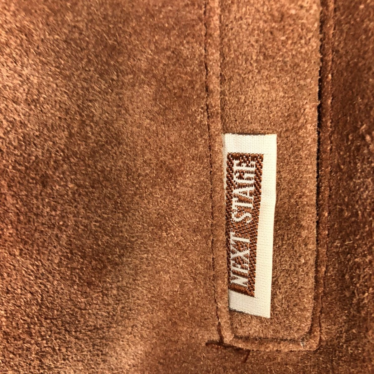 Japanese Brand 🔥VINTAGE LEATHER JACKET SUN FADED NEXT STAGE ISSEY MIYAKE Size US L / EU 52-54 / 3 - 22 Thumbnail