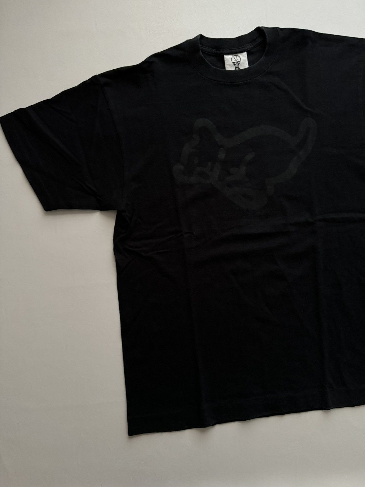 image of Billionaire Boys Club Season 4 Ice Cream Monochrome Running Puppy Tee in Black, Men's (Size Large)