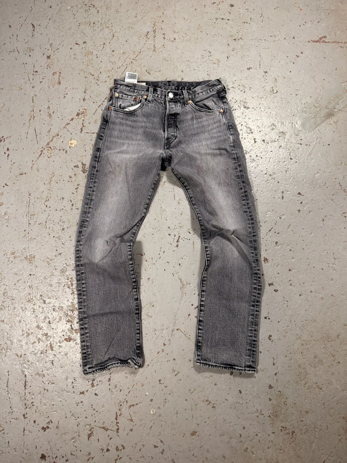 Levi's Vintage Ash Grey Faded Levi 501s Size US 29 - 4 Thumbnail