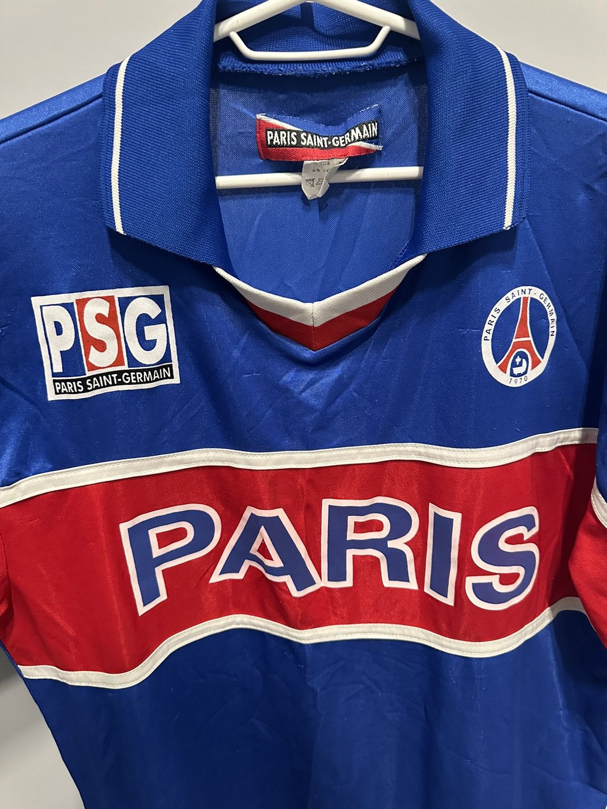 Nike Vintage 90s Jersey PSG Soccer Shirt Y2K Block Core Size US XL / EU 56 / 4 - 6 Thumbnail