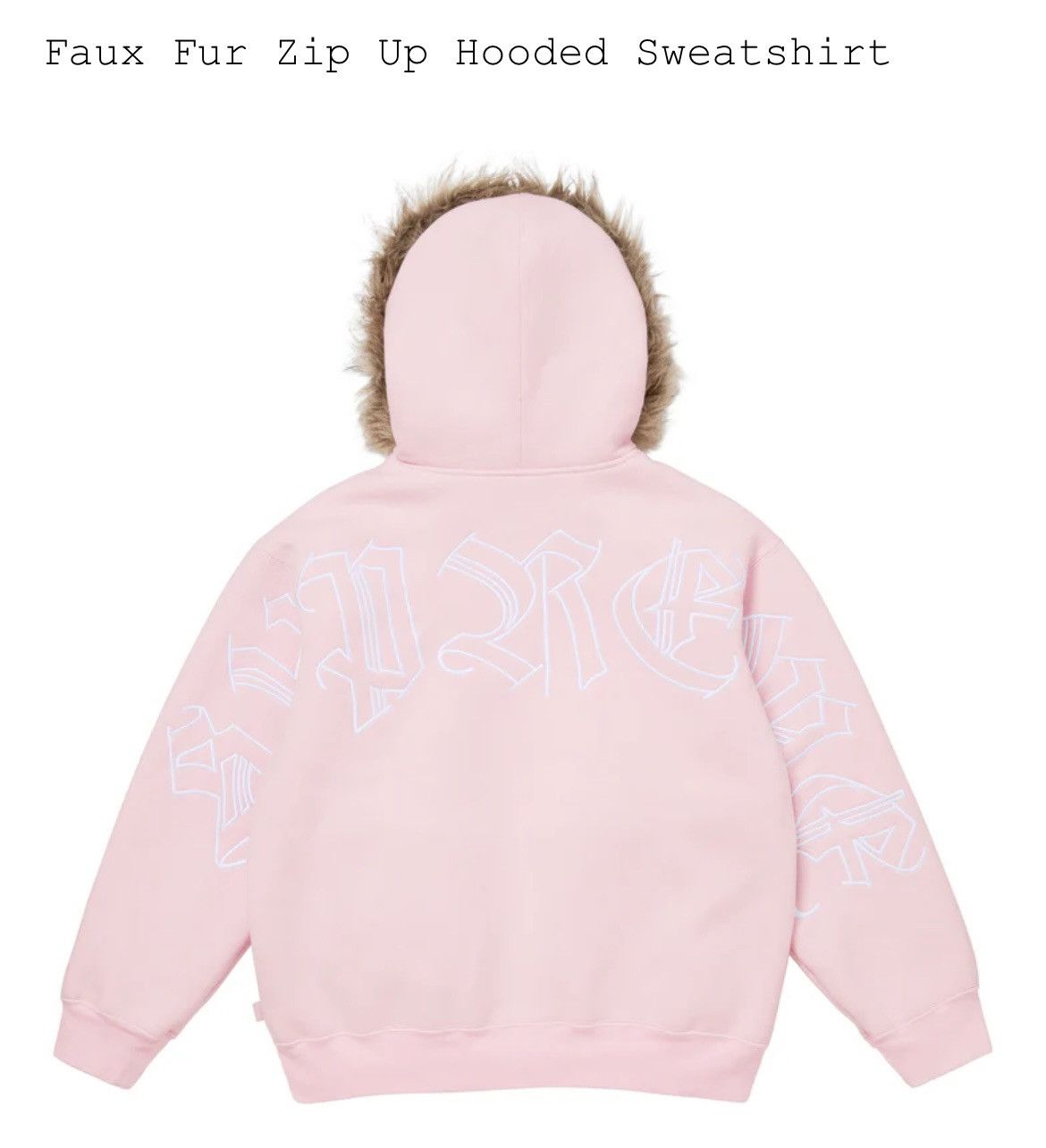 Supreme Supreme Hooded Zip Up Thermal Leopard Size Medium