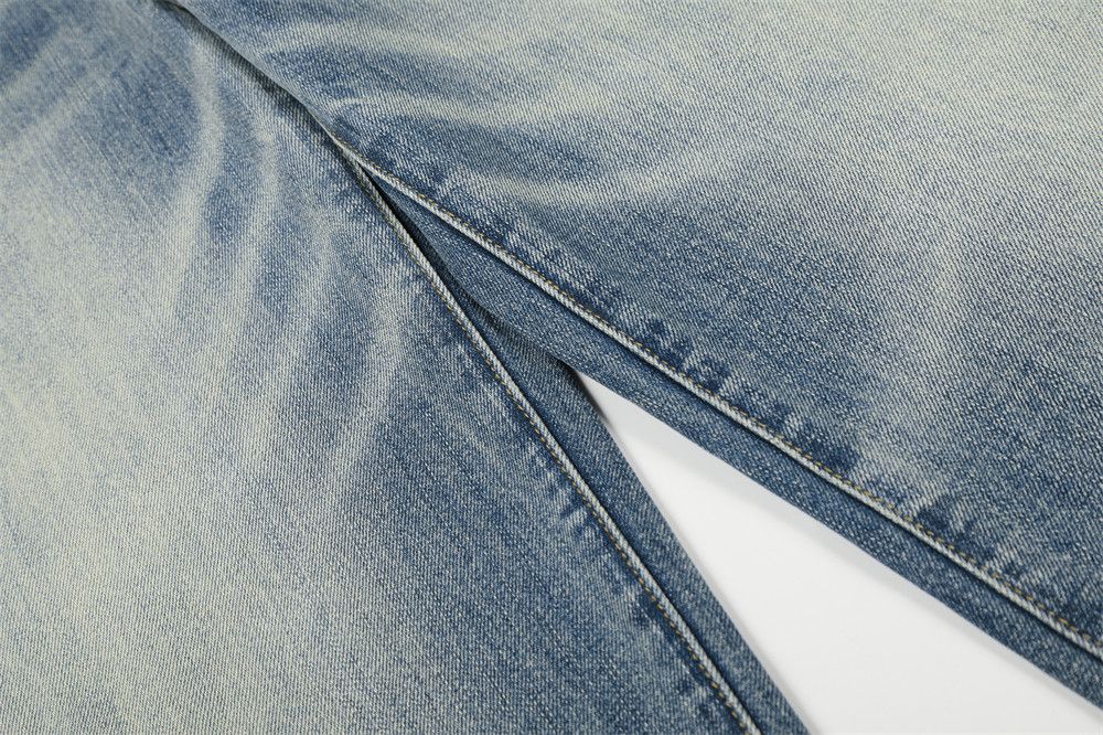 Jean Retro American street loose straight leg washed jeans Size US 32 / EU 48 - 4 Thumbnail