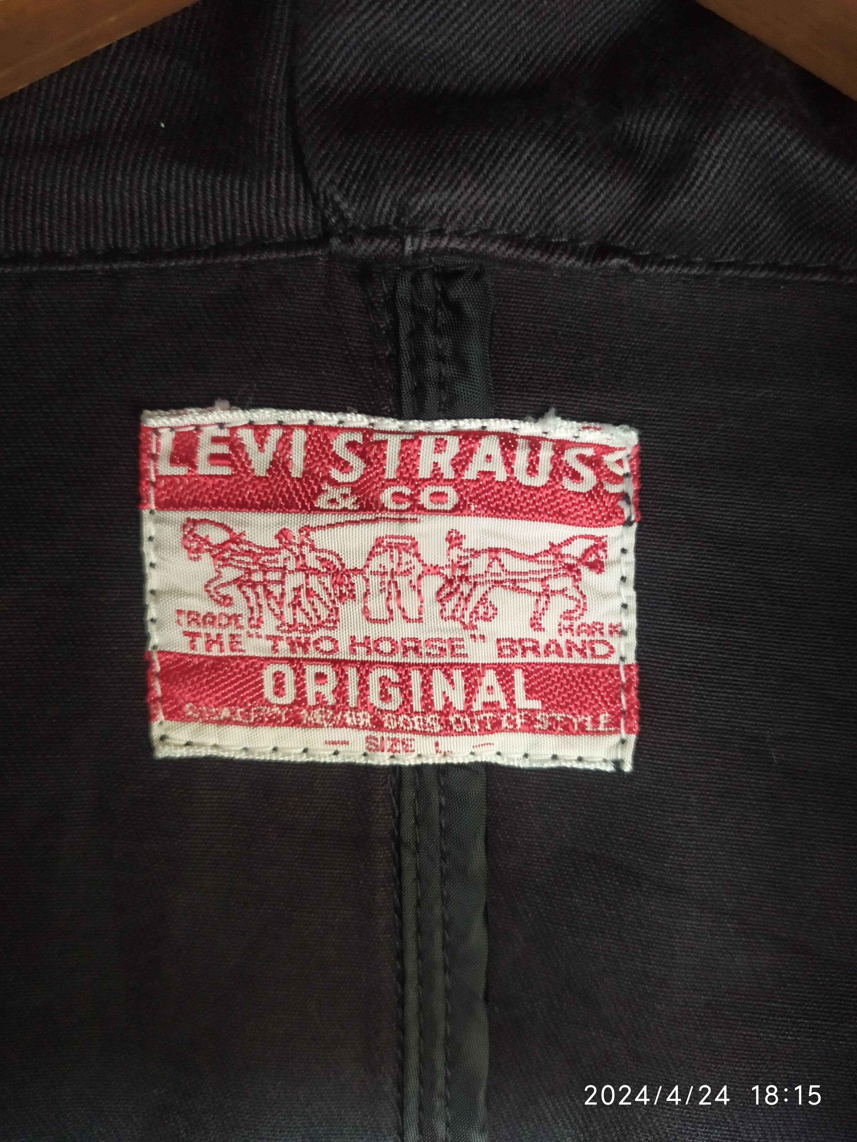 Levi's Vintage Levi's Long Coat Jacket Size Large Size US L / EU 52-54 / 3 - 13 Thumbnail