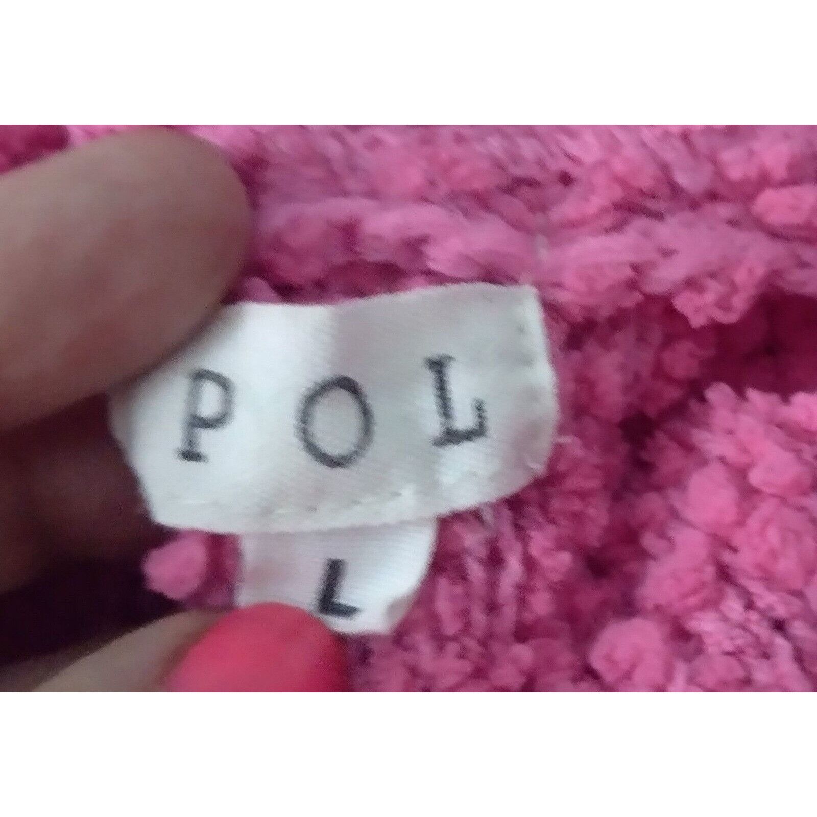 Anthropologie POL Chunky Popcorn Knit Hi Lo Hooded Sweater Size L Pink Rel Size L / US 10 / IT 46 - 6 Thumbnail