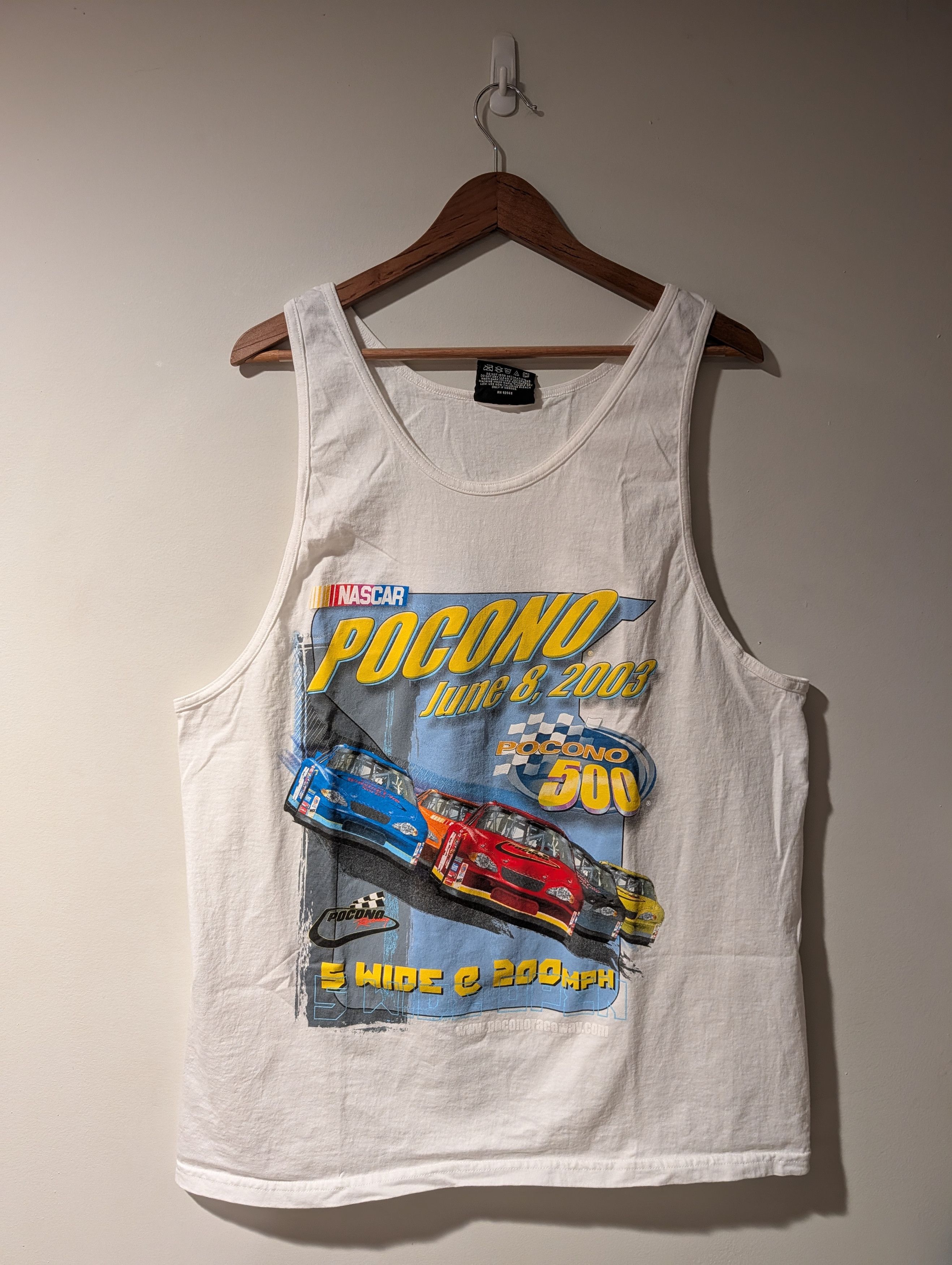 NASCAR Vintage 2003 Pocono 500 NASCAR Tank Top Chase Authentic Size US XL / EU 56 / 4 - 1 Thumbnail