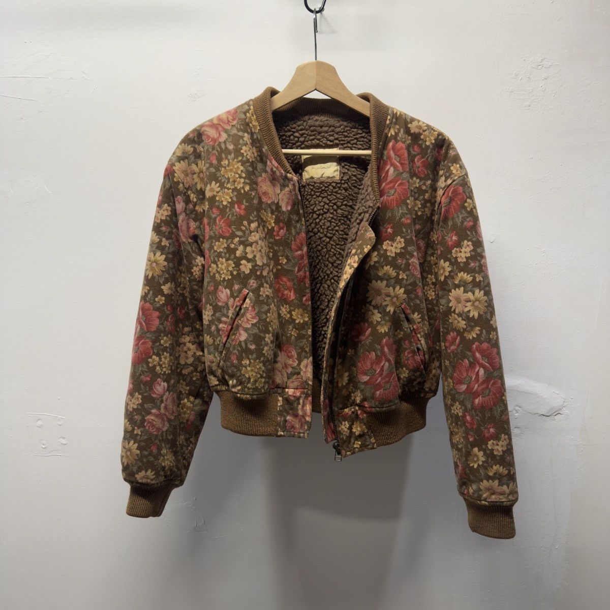 Japanese Brand Vintage 90s Japanese Floral Bomber Jacket Size S / US 4 / IT 40 - 1 Thumbnail