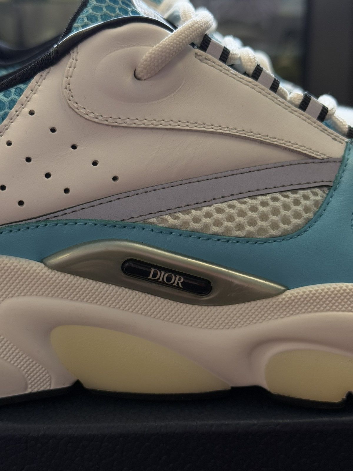 Dior Dior B22 Blue Low Top Sneakers Size 43EU/10US $1300 Retail Size US 10 / EU 43 - 4 Thumbnail
