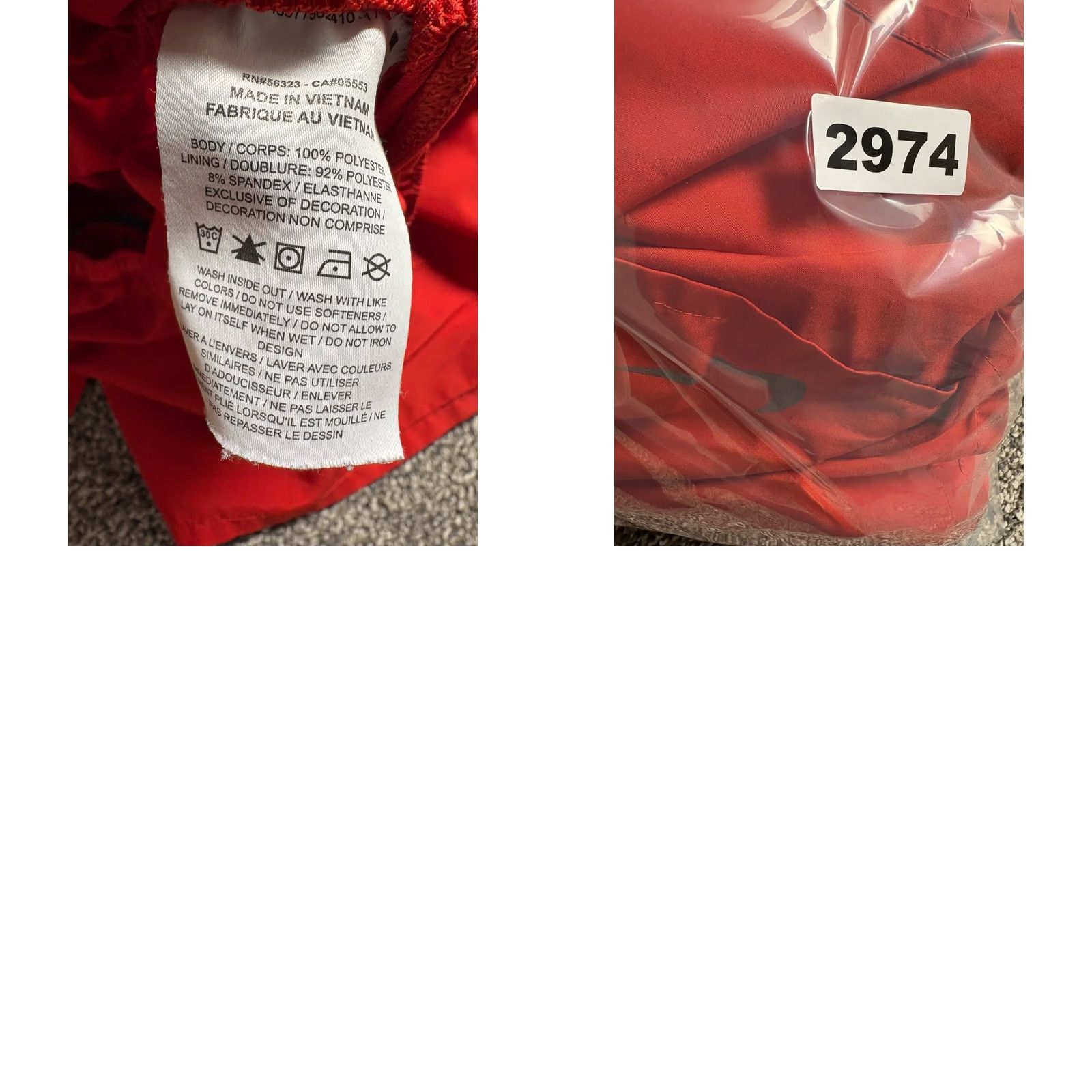 Nike Nike Challenger Shorts Mens Large Red 7" Lined Running Bright CZ9066 Size US 33 - 9 Thumbnail