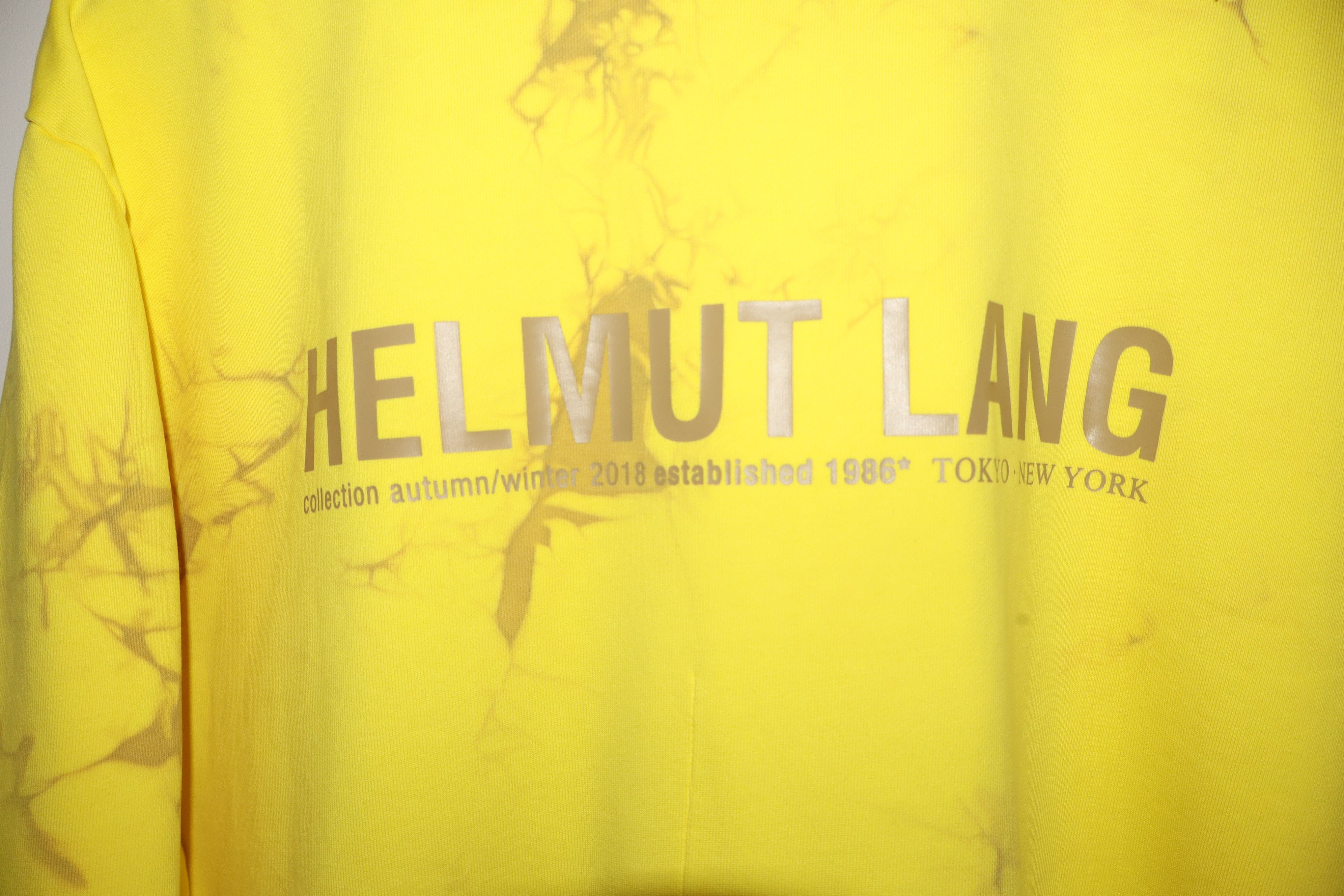 Helmut Lang Marble effect logo print t-shirt Size US XXL / EU 58 / 5 - 10 Thumbnail