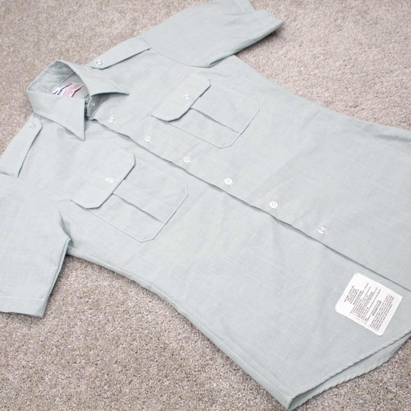 Propper PROPPER Army Shirt Mens 15 Green Tapered Body Polyester/Wool Short Sleeve ButtonUp Size US M / EU 48-50 / 2 - 7 Thumbnail
