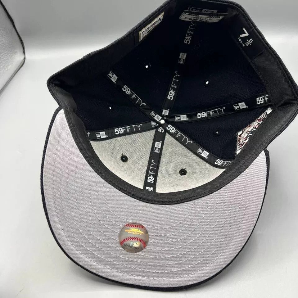 New Era Houston Astros Hat Men 7 5/8 59Fifty New Era Fitted Cap Size ONE SIZE - 6 Thumbnail