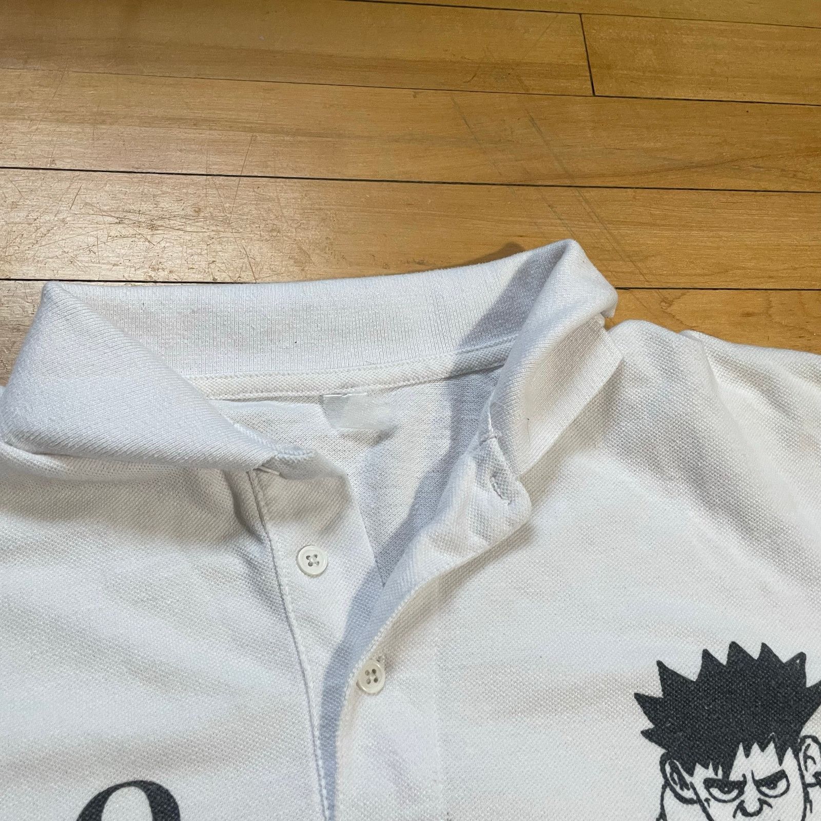 Other 90s No Face Outsiders Graphic Polo Shirt Mens M L Anime Punk Size US L / EU 52-54 / 3 - 5 Thumbnail